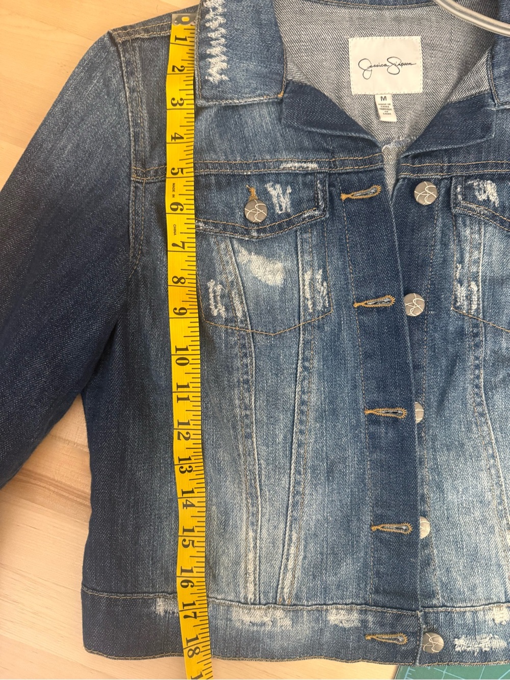 Jessica Simpson denim jacket. - Picture 8 of 8